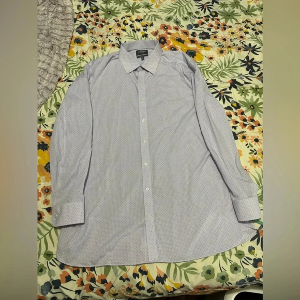 BONOBOS men’s dress shirt wrinkle straight fit 19/38 100% cotton